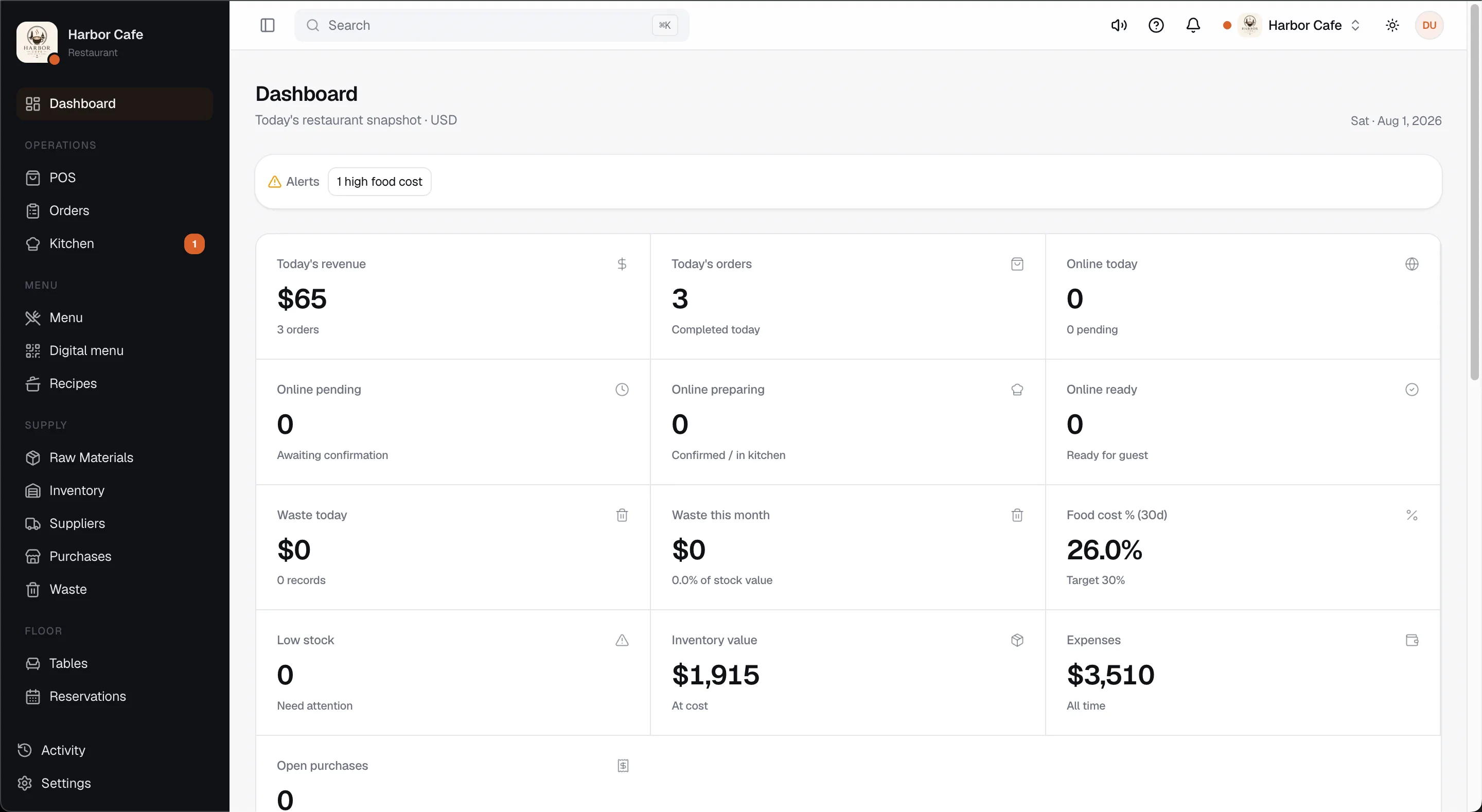 Dashboard